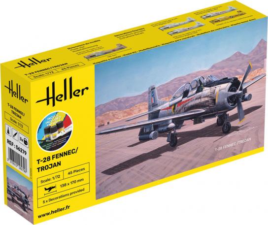 Heller 1/72 T-28 Fennec/Trojan - Starter Kit image
