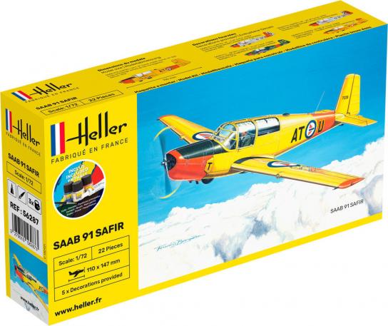 Heller 1/72 SAAB 91 Safir - Starter Kit image
