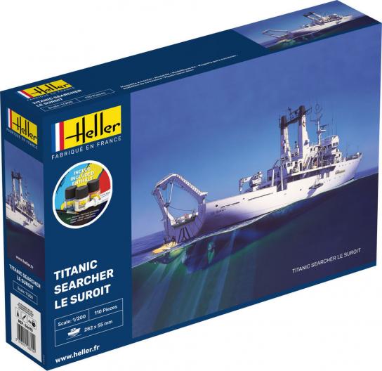 Heller 1/200 Titanic Searchers Le Suroit - Starter Kit image