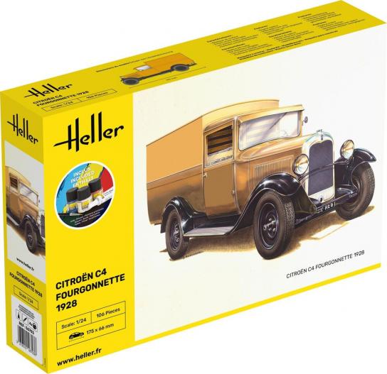 Heller 1/24 1926 Citroen C4 Fourgonnette - Starter Kit image