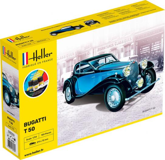 Heller 1/24 Bugatti T 50 - Starter Kit image