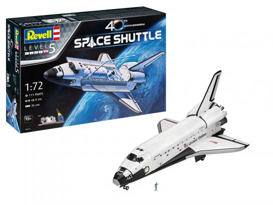 Revell 1/72 Space Shuttle 40th Anniversary - Gift Set image