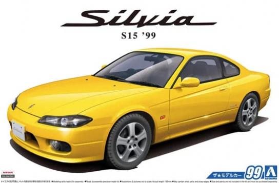 Aoshima 1/24 Nissan S15 Silvia Spec.R '99 PlasticModels