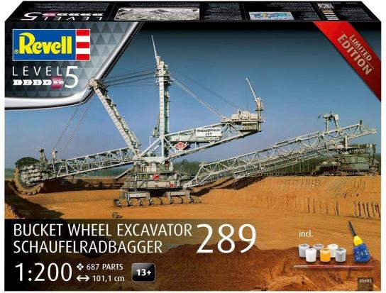 Revell 1/200 Bucket Wheel Excavator 289 Model Set image