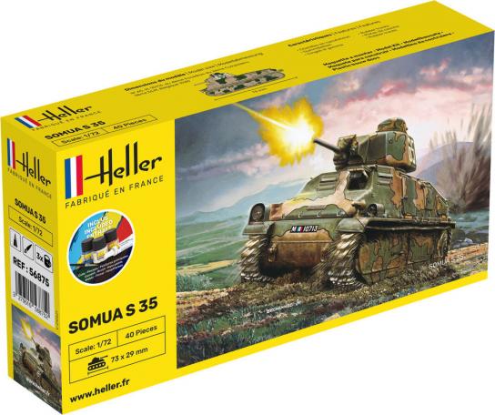 Heller 1/72 Somua S35 - Starter Kit image