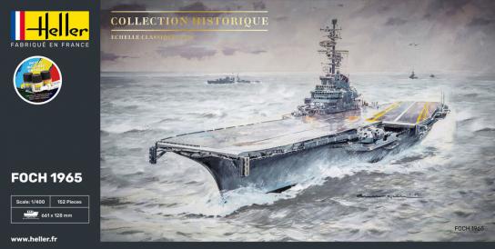 Heller 1/400 Foch Aircraft Carrier - Starter Kit image