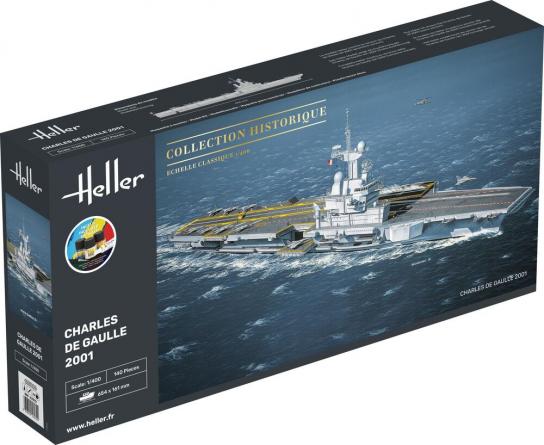 Heller 1/400 Charles De Gaulle - Starter Kit image