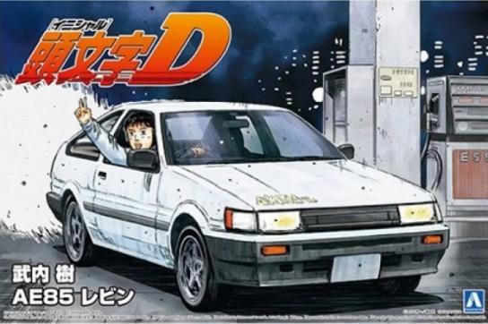 Aoshima 1/24 Levin AE85 Takeuchi Itsuki image