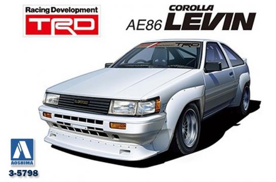 Aoshima 1/24 TRD AE86 Corolla Levin '86 image