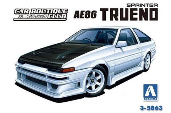 Aoshima 1/24 Car Boutique Club AE86 Trueno '85 image