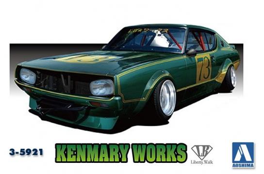 Aoshima 1/24 Nissan Skyline Ken & Mary 2-Door Shodai LB Works image