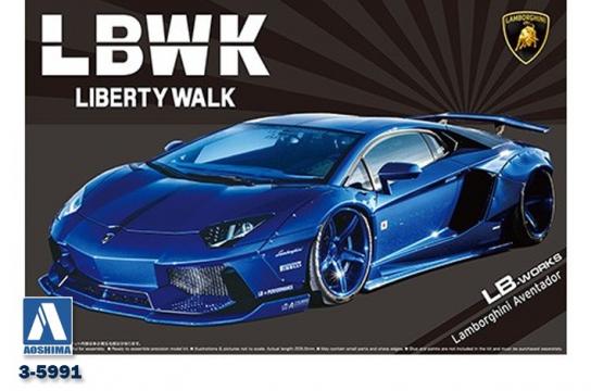 Aoshima 1/24 LB-Works Lamborghini Aventador Ver.2 image