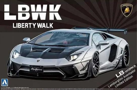 Aoshima 1/24 LB-Works Lamborghini Aventador Ver.1  image