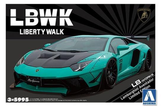 Aoshima 1/24 LB-Works Lamborghini Aventador Ver.2 image