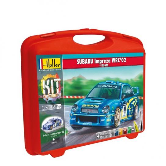 Heller 1/43 Subaru Impreza WRC 2002 & Route image