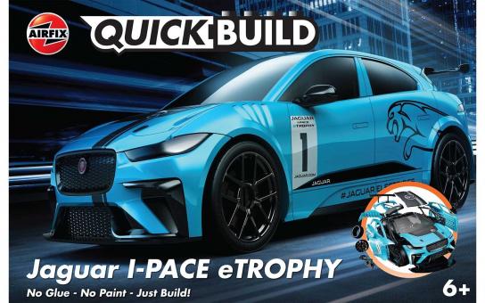 Airfix Jaguar I-PACE eTrophy - Quickbuild Set (Lego Style) image