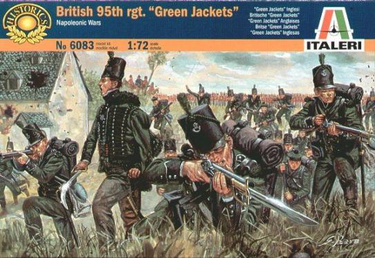Italeri 1/72 British 95th Rgm "Green Jackets" Napoleonic Wars image