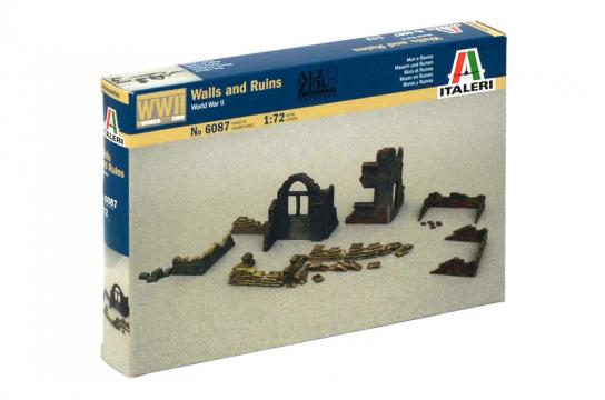 Italeri 1/72 Walls and Ruins WWII image