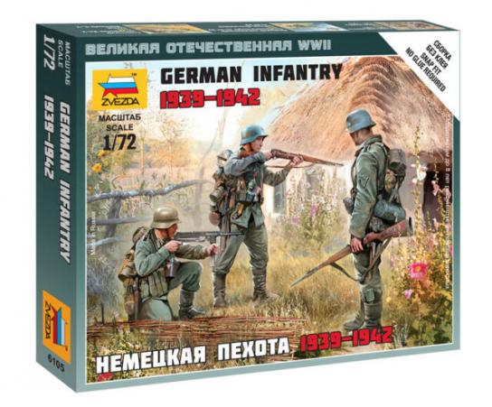 Zvezda 1/72 German Infantry Eastern Front 1941 image