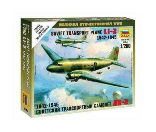 Zvezda 1/200 Soviet Transport Plane LI-2 image