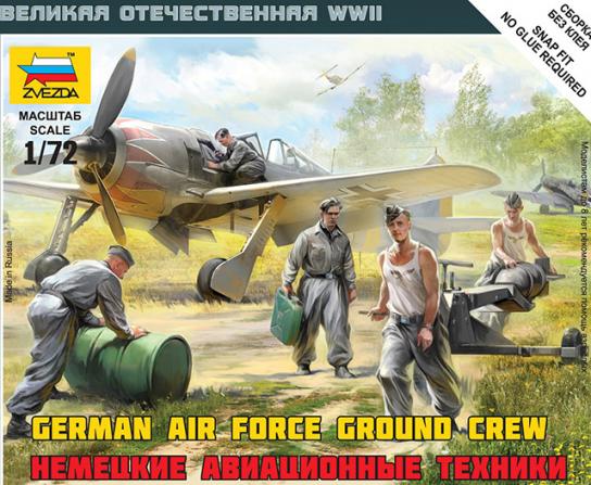 Zvezda 1/72 Luftwaffe Ground Crew image