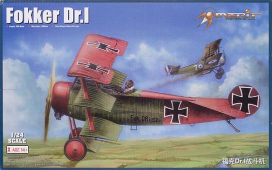 Merit Models 1/24 Fokker Dr.1 image