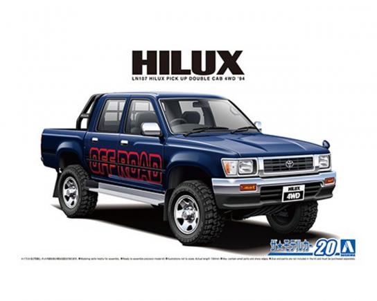 Aoshima 1/24 Toyota Hilux Double Cab 4WD 1994 image