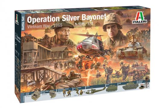 Italeri 1/72 Operation Silver Bayonet 1965 Vietnam War Battle Set image