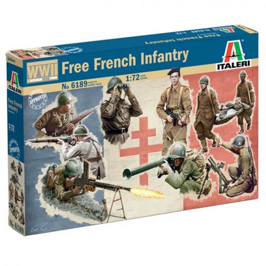 Italeri 1/72 Free French Infantry WWII image