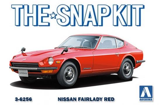 Aoshima 1/32 Nissan Fairlady Z S30 Red - Snap Kit image