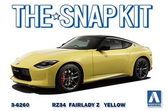 Aoshima 1/32 Nissan Fairlady Z RZ34 Ikazuchi Yellow - Snap Kit image