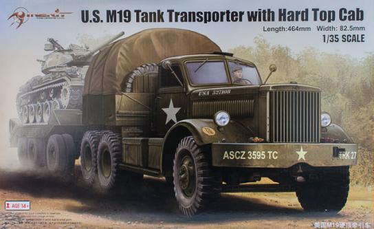 Merit Models 1/35 US M19 Tank Transporter w/Hard Top Cab image