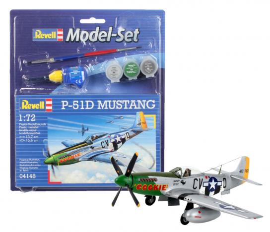 Revell 1/72 P-51D Mustang Model Set image
