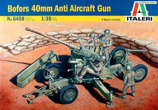 Italeri 1/35 Bofors 40mm Anti Aircraft Gun image