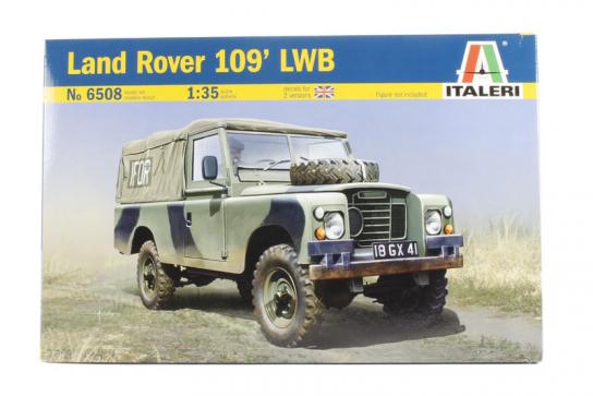 Italeri 1//35 Land Rover 109 LWB Plastic Model Kit 6508