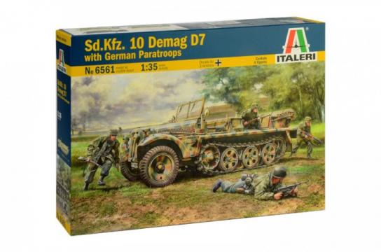 Italeri 1/35 Sd.Kfz. Demag 7 w/Paratroopers image