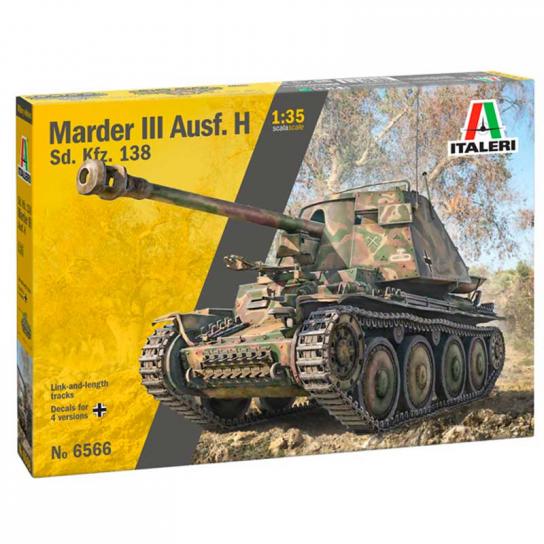 Italeri 1/35 Marder III Ausf. H Sd. Kfz. 138 image