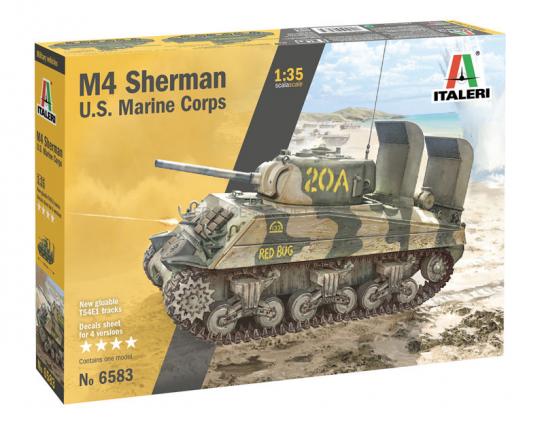 Italeri 1/35 M4 Sherman U.S. Marine Corps image