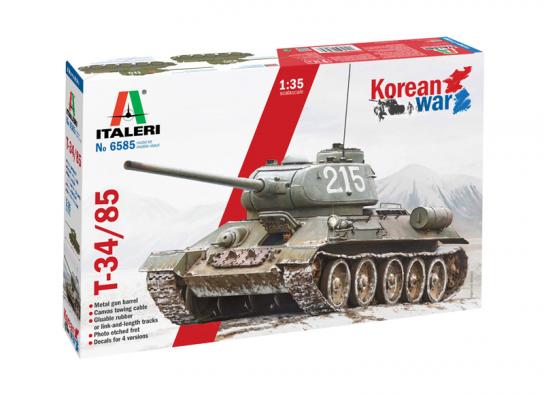 Italeri 1/35 T-34/85 Tank 'Korean War' image