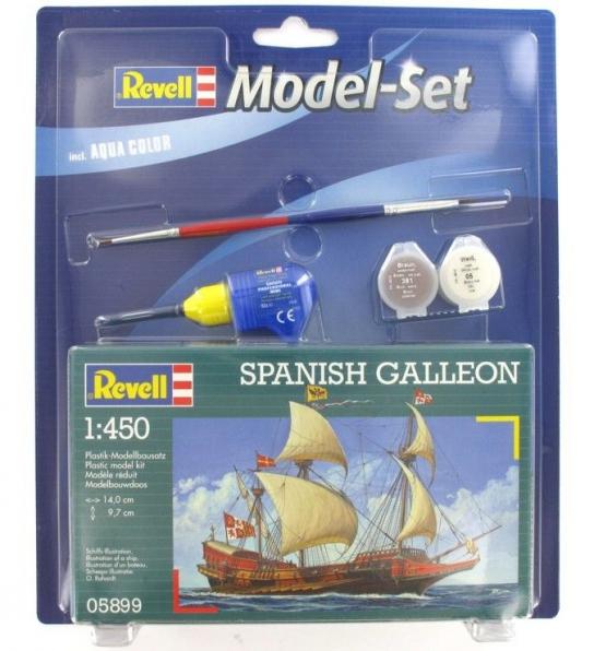 Revell 1/450 Spanish Galleon Model Set image