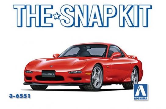 Aoshima 1/32 Efini FD3S RX-7 Vintage Red Snap Kit image