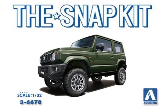 Aoshima 1/32 Suzuki Jimny Custom Jungle Green Snap Kit image