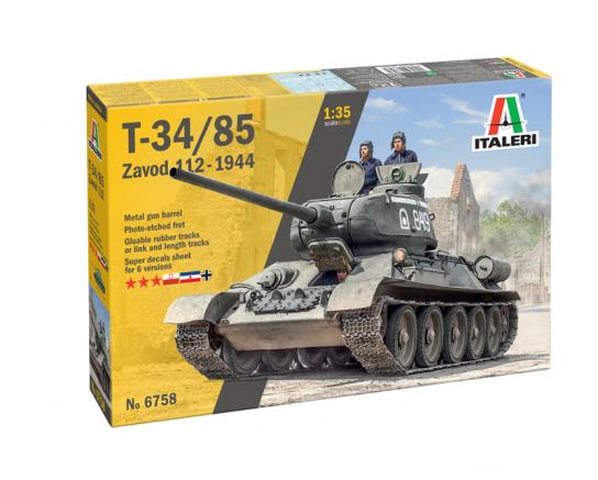 Italeri 1/35 T-34/85 Zavod 112 1944 image