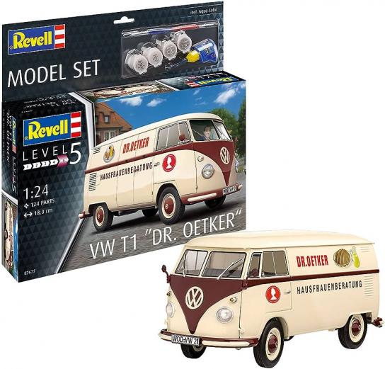 Revell 1/24 VW Kombi Van T1 Dr. Oetker Model Set image