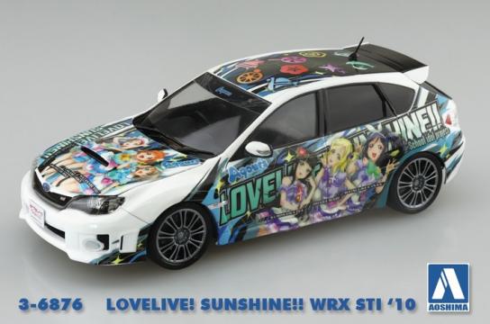 Aoshima 1/24 Subaru Impreza WRX STi 2010 Lovelive Sunshine image