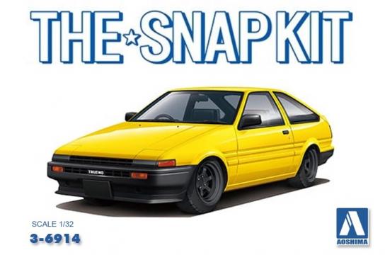 Aoshima 1/32 Trueno Sprinter Custom Yellow Snap Kit image