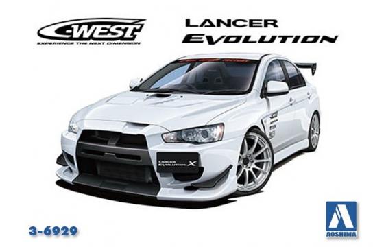 Aoshima 1/24 C-West Lancer Evolution X CZ4A 2007 image