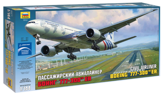 Zvezda 1/144 Civil Airliner Boeing 777-300ER image