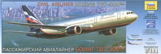 Zvezda 1/144 Civil Airliner Boeing 767-300 image