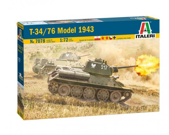Italeri 1/72 T-34/76 Model 1943 image
